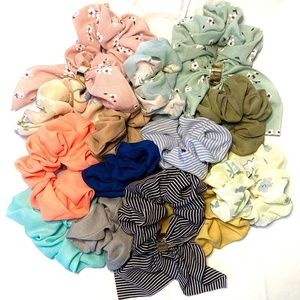 15pc Mix N’ Match Assorted Scrunchies Bundle